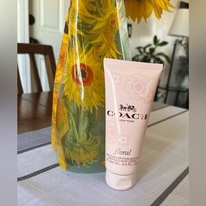 Coach Floral Perfumed Body Lotion!  Sweet Fragrance! Slightly used, almost full